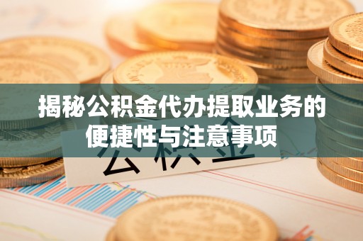 中堂揭秘公积金代办提取业务的便捷性与注意事项