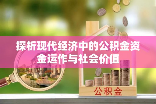 光泽探析现代经济中的公积金资金运作与社会价值