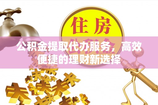 沧源公积金提取代办服务，高效便捷的理财新选择